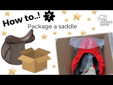 How to Package a saddle in less than 4 minutes! - Top tips on boxing up your saddle safely.