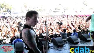 Riff Raff x Travis Barker - Spazz Out - Warped Tour 2015 feat We Came As Romans & Beartooth - LIVE!!