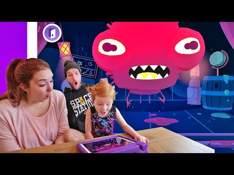Adley App Reviews | Toca Mystery House | monster makeover pretend play with mystery guest mom