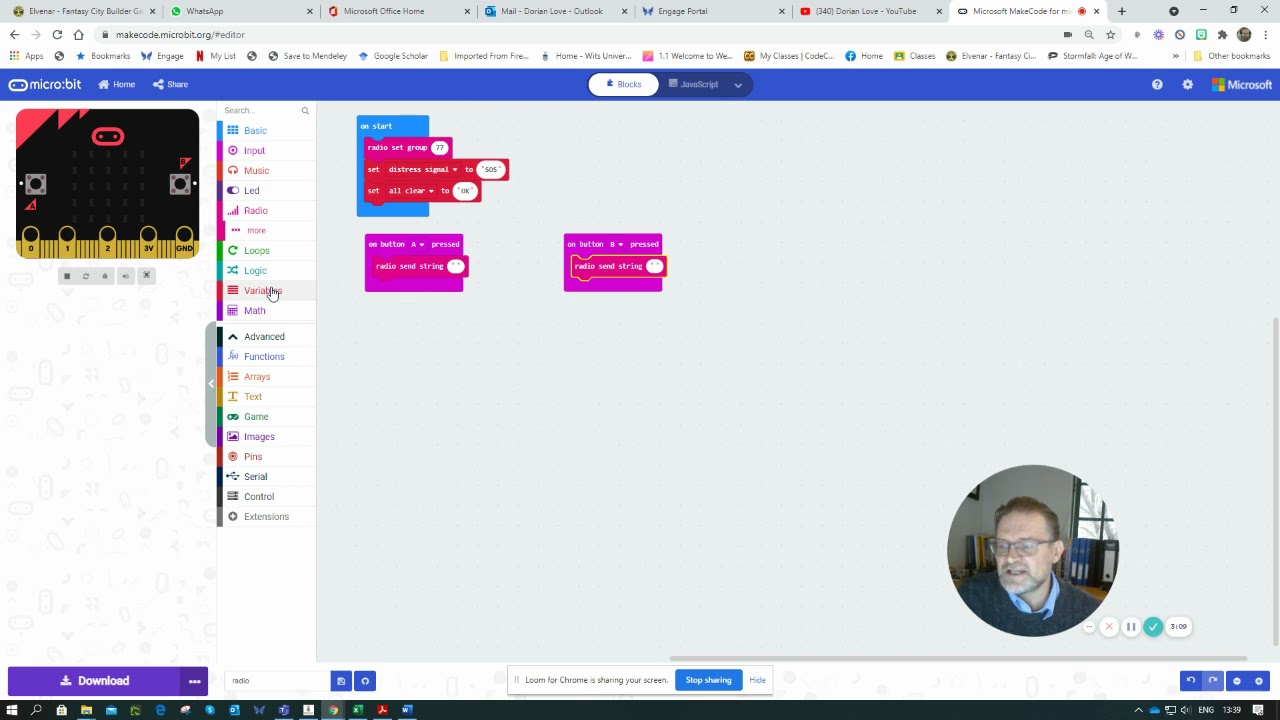 Send radio signals using your micro:bit chip