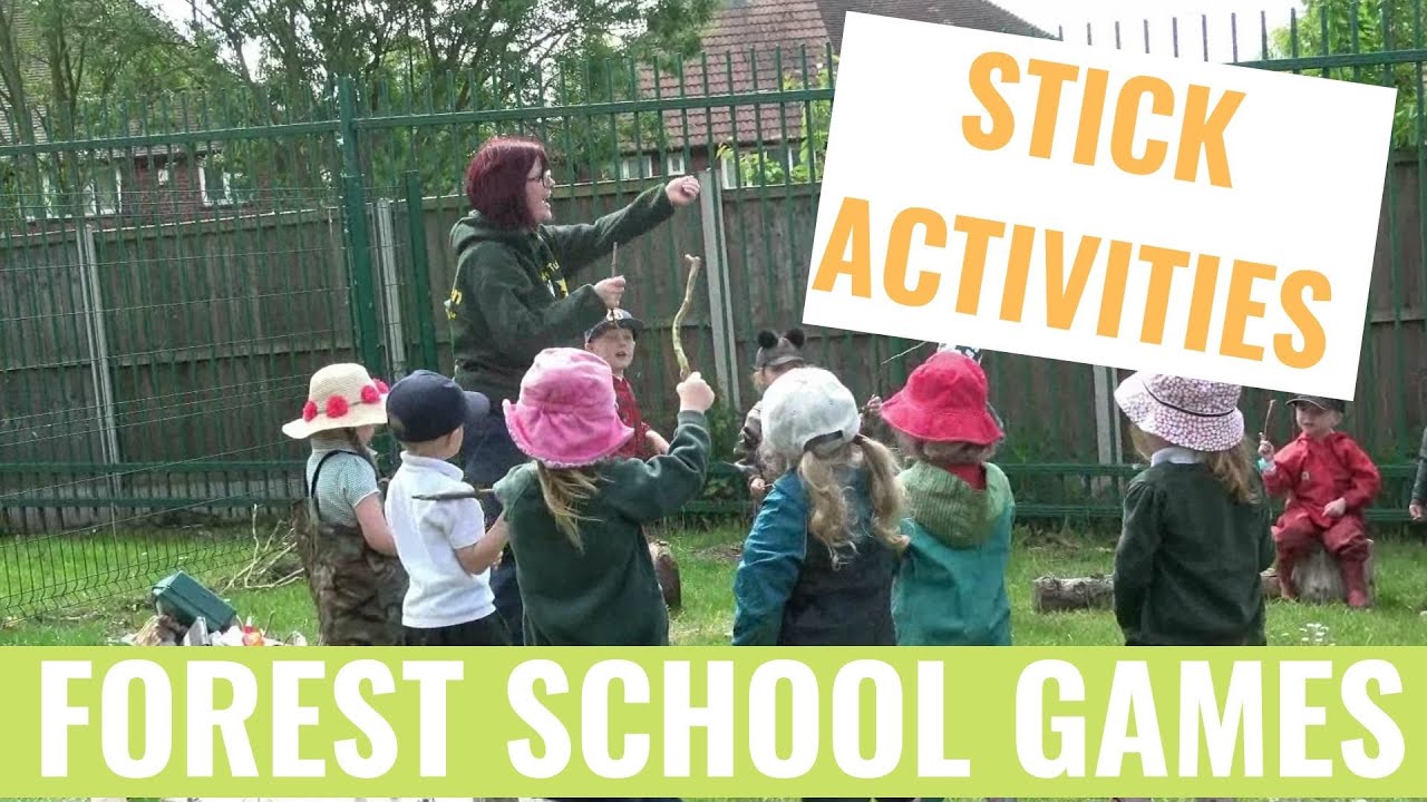 Forest School Games - Stick Activities - Outdoor Numeracy, Literacy, Phonics