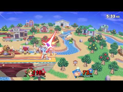 Olimar vs. Young Link