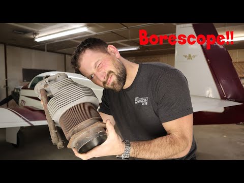 image-What is a borescope inspection on aircraft engine?