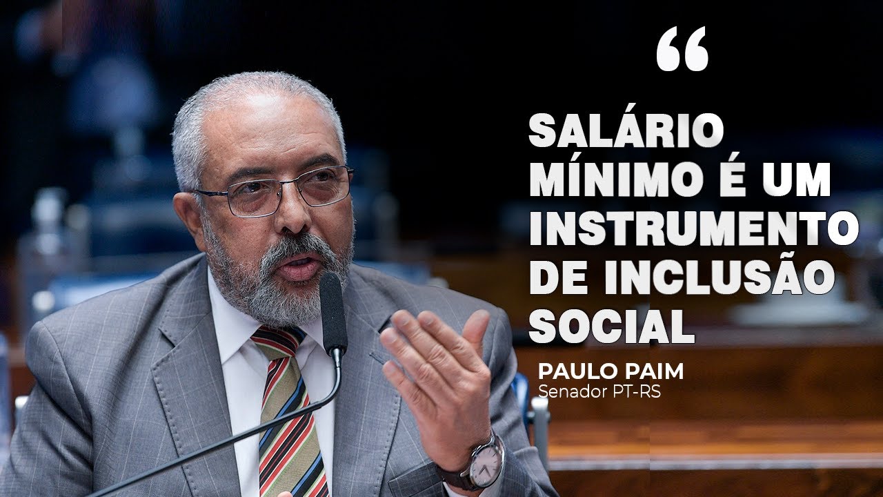 Salário mínimo é um instrumento de inclusão social