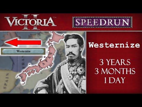 [WR] Westernizing as Japan in less than 3.5 years - Vic2 IGT Speedrun