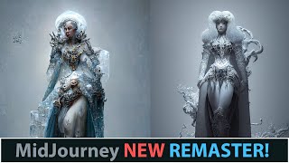 MidJourney's New REMASTER!  Bring back old images and run them with the current features!