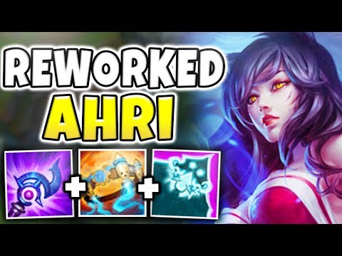 NEW AHRI REWORK IS BEYOND BROKEN! 1 SEC CD ON ALL SPELLS!! (Q,W,E) NEW %DMG ON E! League of Legends