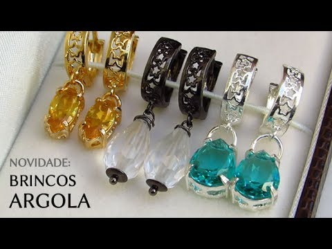 Brincos Semijoia Argola - para Montagem de Semijoias