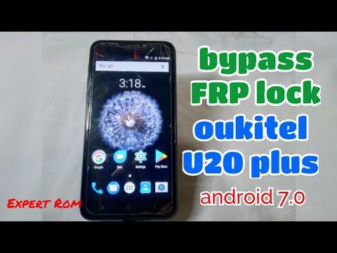 Oukitel u20 plus bypass google account without PC (android 7.0)