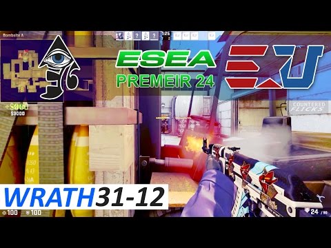 wrath POV 31-12 CS:GO - Enigma6 vs eUnited [Cache] ESEA Premier Season 24 North America