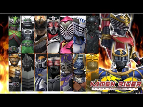 KAMEN RIDER DRAGON KNIGHT All Riders Final Vent【1080p 60fps】