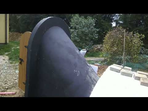 betonowa piwniczka ogrodowa cz  3 - izolacja termiczna