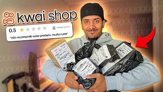 Comprei os Produtos Mais MAL AVALIADOS do KWAI SHOP! 🤡