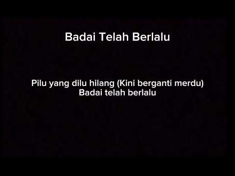 Diskoria, Laleilmanino, Bunga Citra Lestari - Badai Telah Berlalu (Lirik)