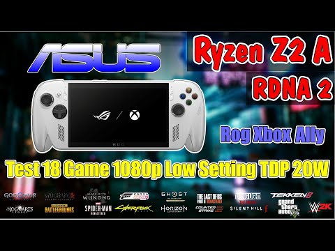 ASUS ROG Xbox Ally - 18 Game Test at 1080p Resolution | 20W TDP