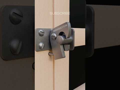 Automatic swing gate latch, lock
