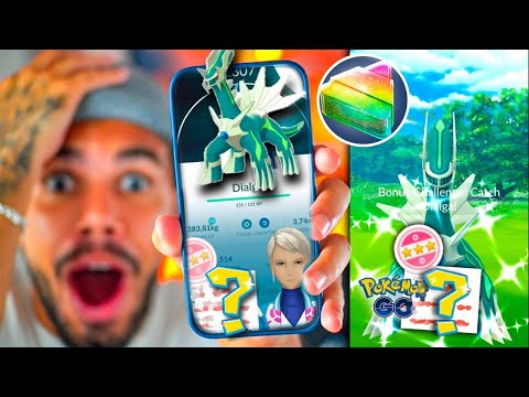 LENDÁRIO DIALGA SHINY CAPTURADO NA PRIMEIRA TENTATIVA - POKEMON GO | Cris |