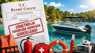 Özel Tekneleri İlgilendiren Yönetmelik Yürürlüğe Girmeden Değişti | Yeni Ek-2 Li