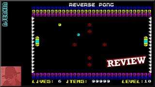 Reverse Pong : Homebrew from 2020 - on the ZX Spectrum 48K !! with Commentary