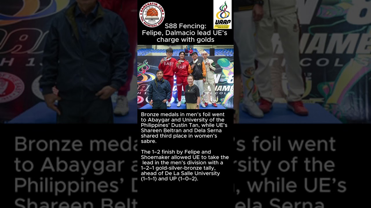 UAAP Fencing: UE surges in all 4 UAAP fencing divisions