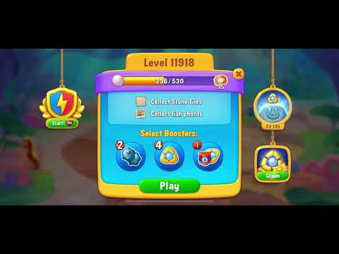 Fishdom 🐠🐠🐠 Level - 11916🏅🏆 11917(HARD)🏅🏆11918🏅🏆 11919🏅🏆 11920🏅🏆