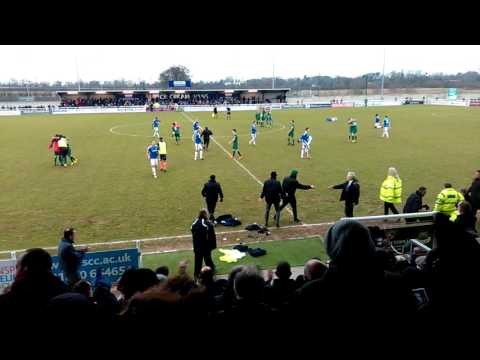 Nantwich Town celebrate