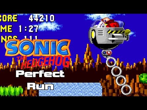Sonic the Hedgehog Perfect Runs - Sonic 1 (Megadrive/Genesis) - Green Hill Zone Perfect Run & Alternative Paths