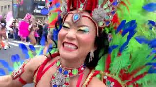 014  【 薬王寺 柳町 七夕まつり 2015 】 サンバパレード　G R E S リベルダージ 1