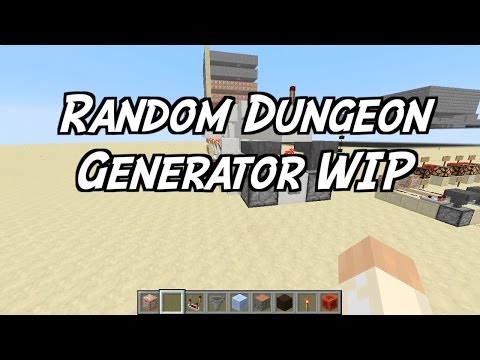 Minecraft Sketchbook - Random dungeon generator
