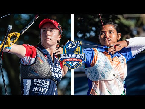 Casey Kaufhold v Ankita Bhakat – recurve women quarter | Yankton 2021 World Archery Championships