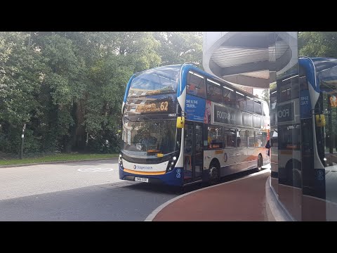 Route 62: Stagecoach Newcastle SN16 OZR/10652-Dennis Trident 2/Enviro 400MMC