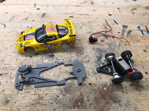 Thunderslot Chassis for Fly GB Track Flyslot Corvette C5R - For Carrera Digital System