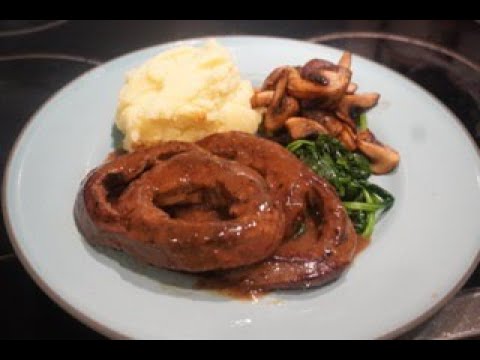 Panfried Venison Heart