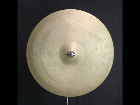 Vintage Zildjian 20" 1960's A Ride - 2414g (video demo) image 4