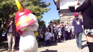 preview picture of video 'ひこにゃん と 彦根城 Hikonyan & Hikone castle'