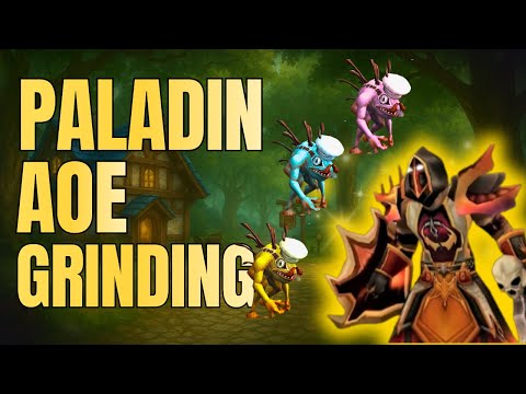 WoW Classic Paladin AoE Grinding Guide  - Top Leveling Spots & Gold Farming tips