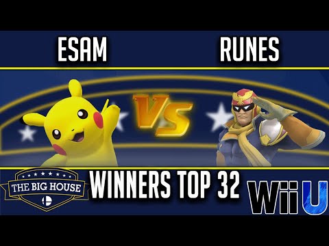 The Big House 8  WINNERS TOP 32 - PG | ESAM (Pikachu) vs  Runes (Captain Falcon)