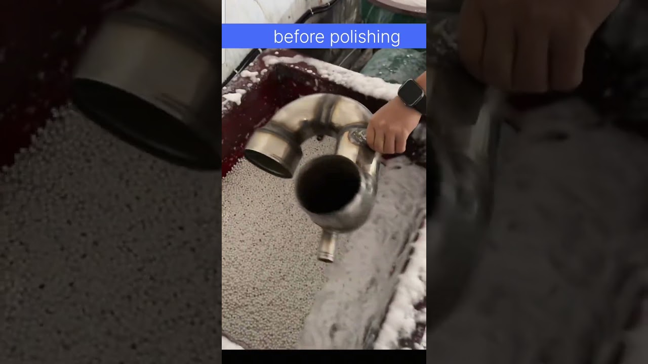 Vibratory Polishing Machine for Stainless Steel Parts – Polishing Process Video 🚀✨