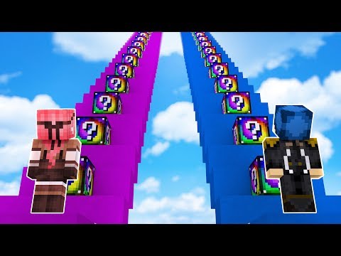 Minecraft ITA - LA CORSA DEI LUCKY BLOCK VERSO IL CIELO!!