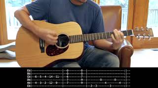 Choke - Alice in Chains | Vocal &amp; Acoustic Guitar Cover with Tabs