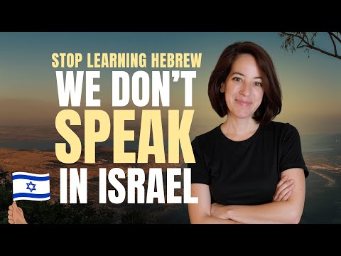 Learn Hebrew the Way Israelis Really Speak!