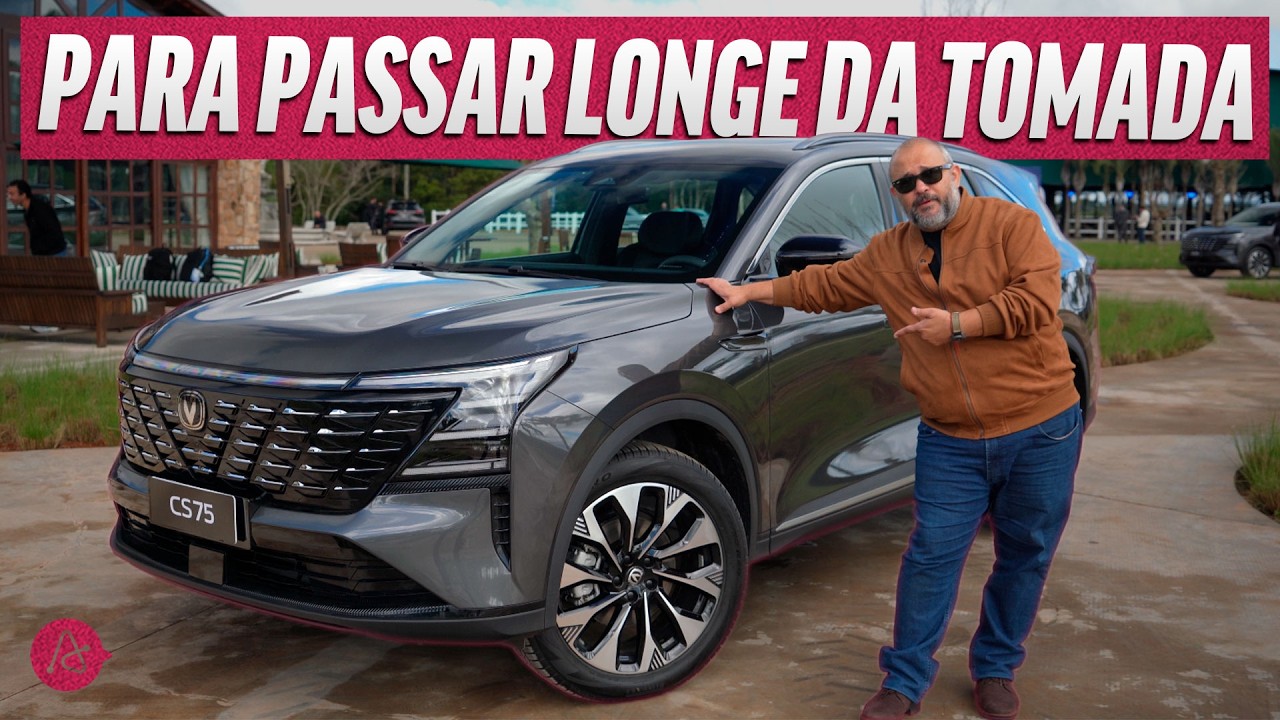 CAOA CHANGAN CS75 CHEGA POR R$ 200 MIL COM CONTEÚDOS DE ELÉTRICO, MAS COM MOTOR A COMBUSTÃO