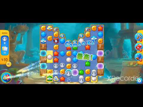 【Fishdom】ハードレベル　#6880　　hard level