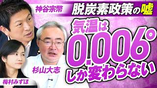 気温は0.006°しか変わらない！国会で激論の脱炭素政策の嘘に迫る！杉山大志 神谷宗幣 梅村みずほ【赤坂ニュース447】