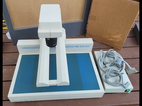 Quick Overview of $11,000 900dpi Truvel TZ-3BWC 11x17" Document Scanner From 1989