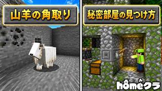 【マインクラフト】#6 山羊の角を取る方法やジャングルの秘密部屋の開き方【マインクラフト】【マイクラ実況】【homeクラ】