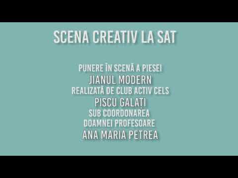 Scena Creativ la Sat - Piscu, Galati