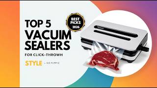 Top 5 Best Vacuum Sealers 2026 | Keep Food Fresh Longer