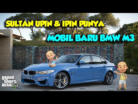 Mobil Baru Hadiah CAT TEMBOK BMW M3 Sultan Upin - GTA V Upin Ipin Episode Terbaru 491