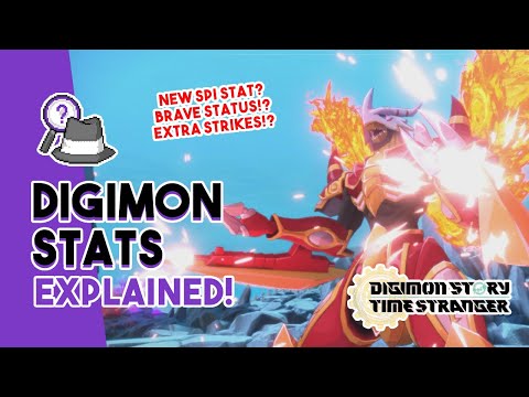NEW Digimon Story: Time Stranger STATS Explained! | Spirit, Brave and MORE! | EXCLUSIVE GAMEPLAY!